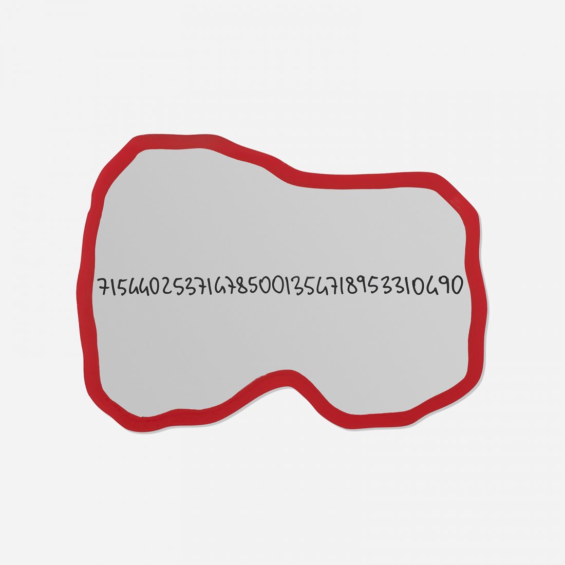 Michelangelo Pistoletto Frattali: Michelangelo Pistoletto Frattali Italy, 1999-2000 acrylic on mirrored glass 21.75 h x 30.25 w inches Signed, titled and dated to verso 'Pistoletto 1999/2000 Frattali'.