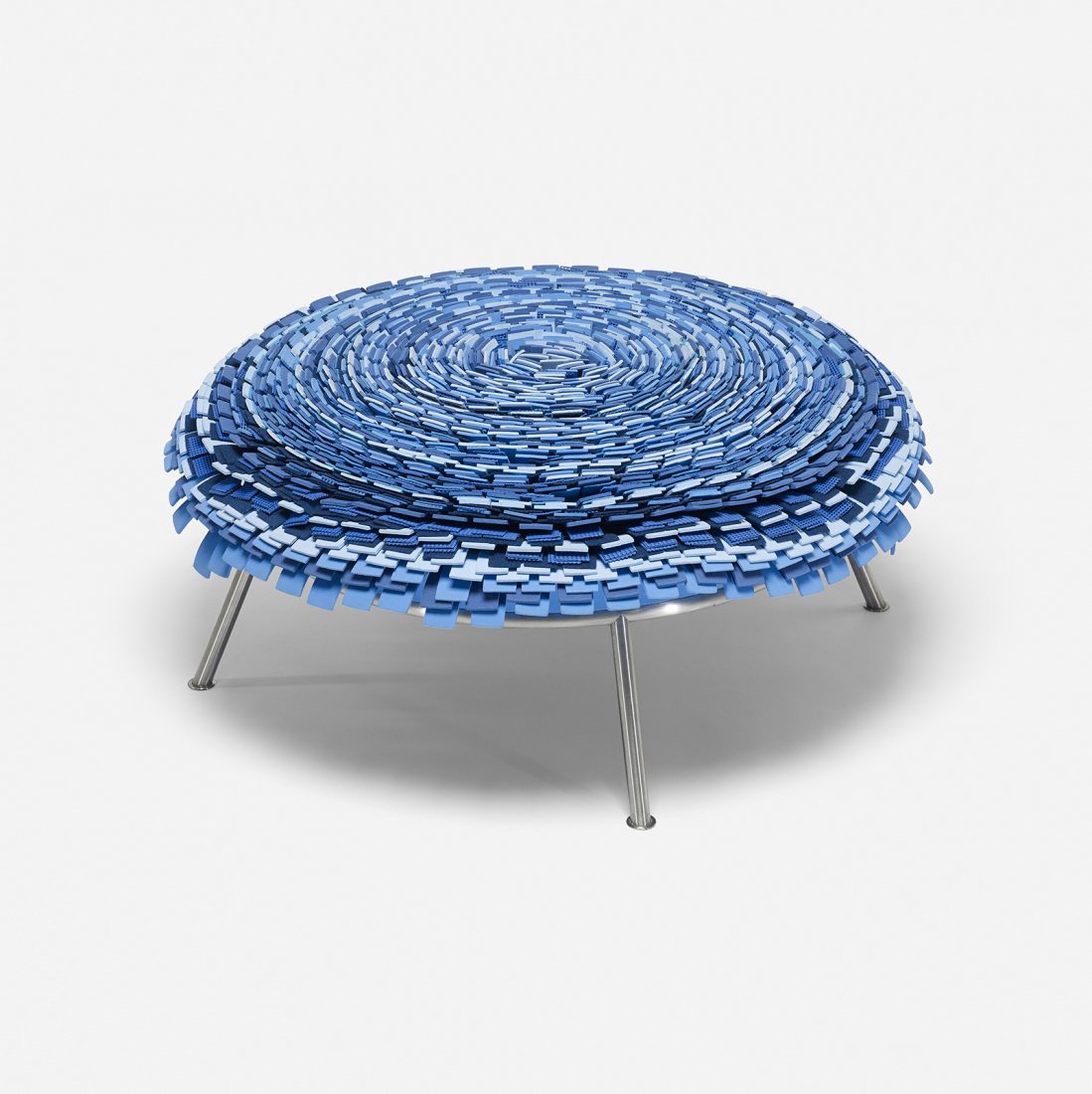 Fernando and Humberto Campana Vitorio Regia stool: Fernando and Humberto Campana Vitório Régia stool Estudio Campana Brazil, 2002 Ethylene vinyl acetate, aluminum 40 dia x 16.5 h inches Literature: Campanas, Estrada, ppg. 370-371 Campana Brothers: C