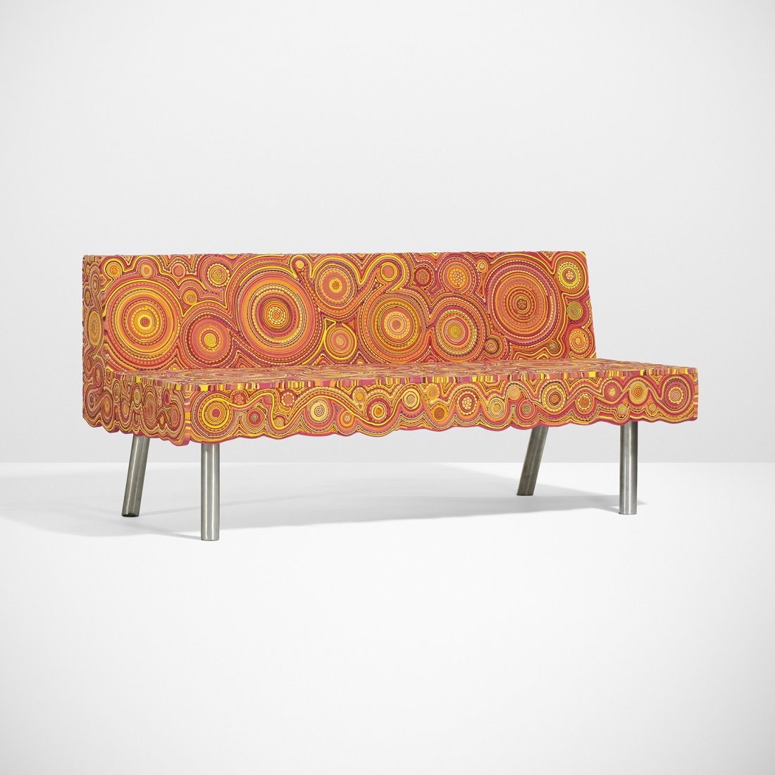 Fernando and Humberto Campana Sushi sofa: Fernando and Humberto Campana Sushi sofa Brazil, 2002 rubber, Ethylene vinyl acetate, fabric, carpet, stainless steel 63 w x 29.5 d x 29.75 h inches This work is from the edition of twenty-four made i