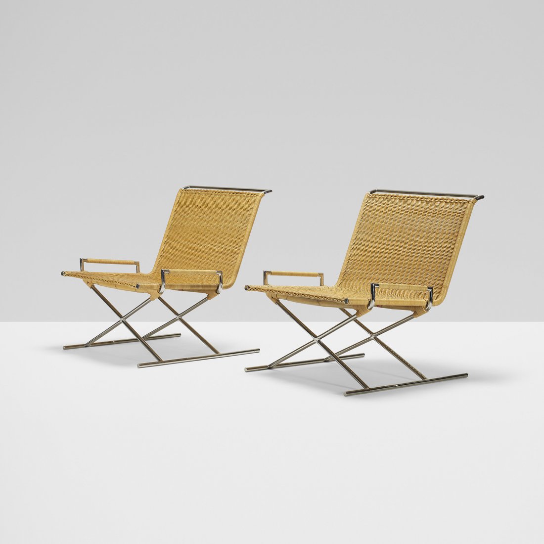 Ward Bennett Sled lounge chairs, pair (1 of 4)