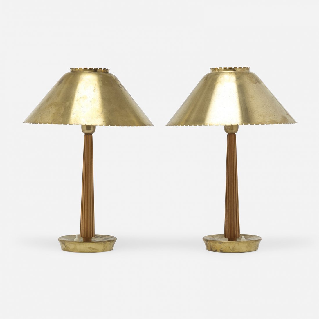 Hans Bergstrom table lamps, pair (1 of 3)