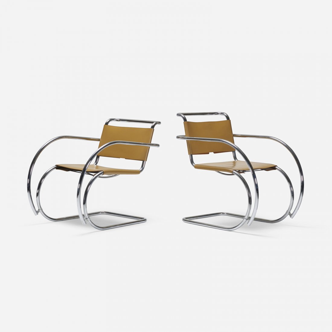 In the manner of Ludwig Mies van der Rohe MR 20 chairs (1 of 4)