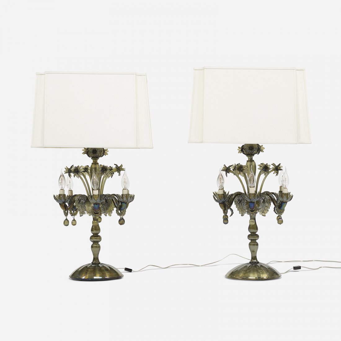 Murano lamps, pair (1 of 4)