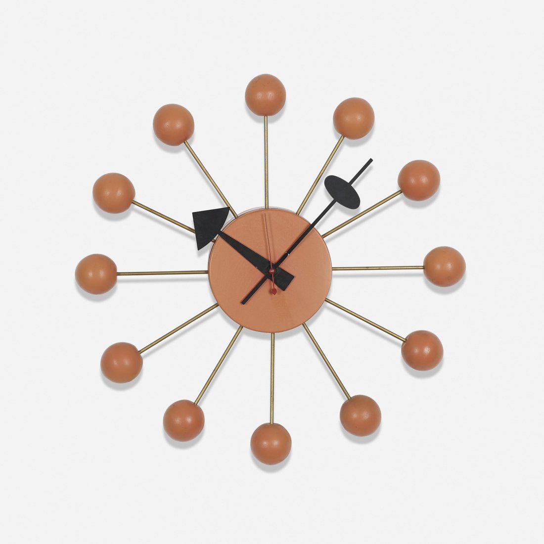 George Nelson & Associates Ball wall clock, model 4755 (1 of 2)