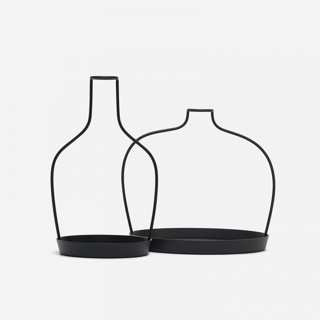 nendo 630mm vase and 610mm vase, Thin Black Lines (1 of 3)