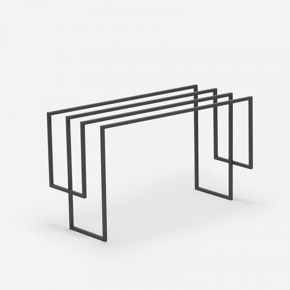 nendo 5200mm stool from the Thin Black Lines series (1 of 3)