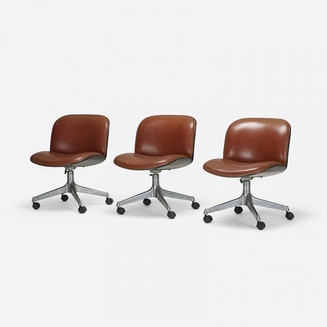 Ico Parisi office chairs, set of three (1 of 5)