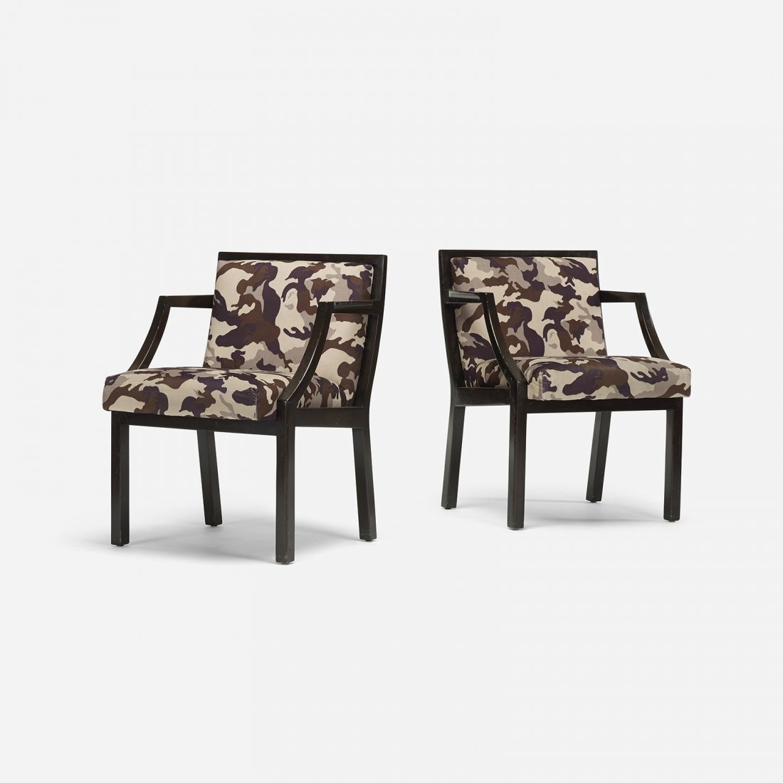 Edward Wormley chairs model 6005, pair (1 of 3)