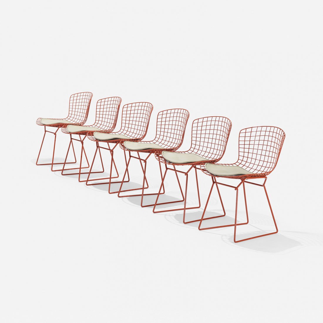 Harry Bertoia dining chairs, set of six (1 of 2)