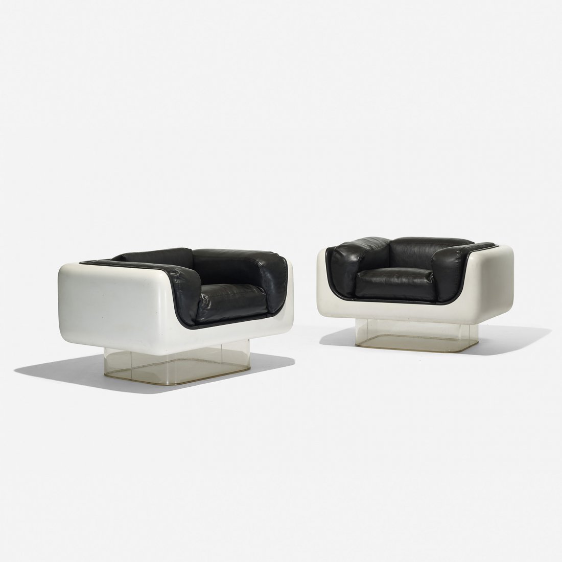 William Andrus lounge chairs, pair (1 of 2)