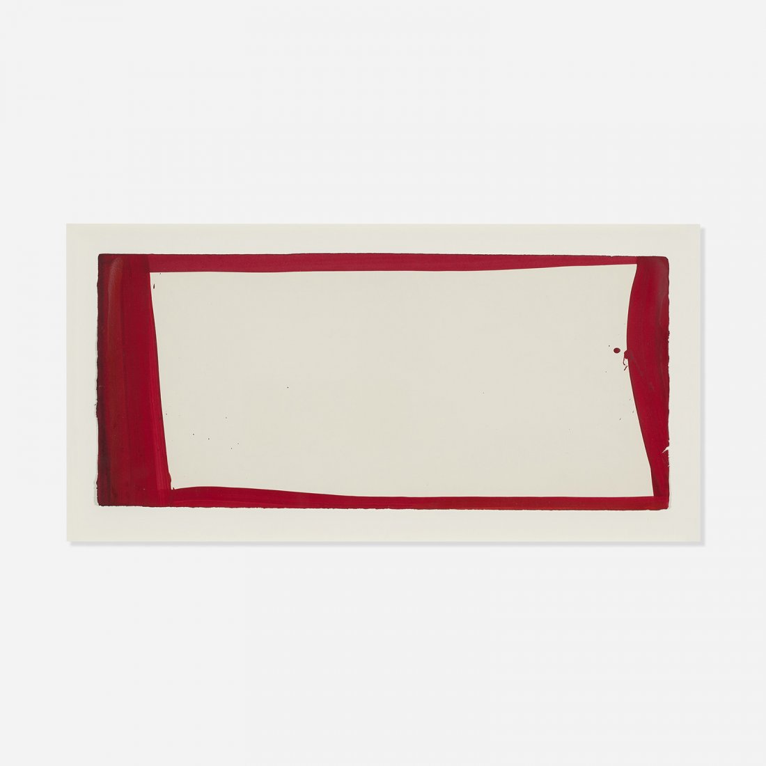 Sam Francis Untitled (from the John Bennett Series): Sam Francis Untitled (from the John Bennett Series) USA, 1967 acrylic on paper 10 h x 22.25 w inches Signed, titled and dated to verso 'Sam Francis 1967 John Bennett Series'. This work is identified w