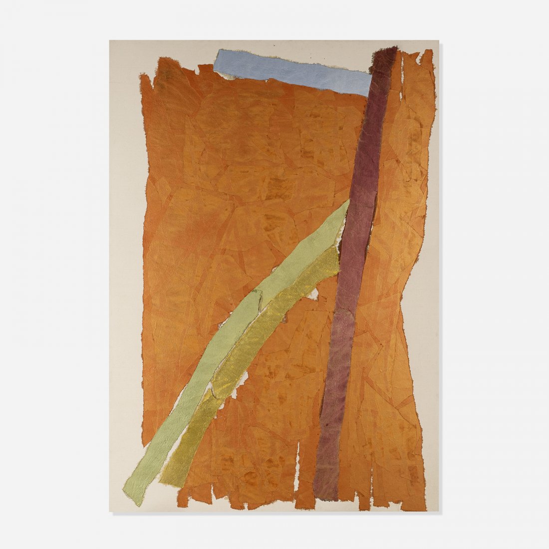 Michael Goldberg Codex Coner Piede Vicentino V: Michael Goldberg Codex Coner Piede Vicentino V USA, 1980 metal powders acrylic, pastel and chalk on canvas 100 h x 70 w inches Signed, dated and titled to verso 'Goldberg 80 Codex Coner Piede Vicentin