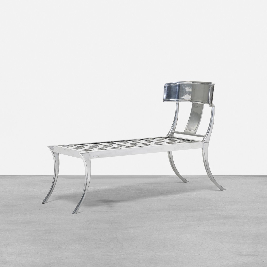 Contemporary Klismos chaise lounge (1 of 3)