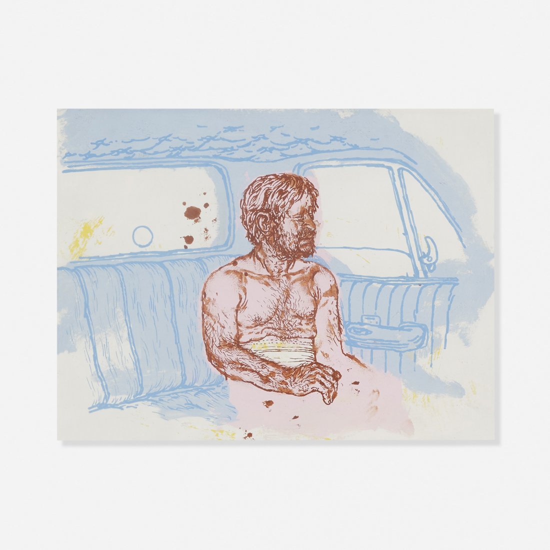 Taylor McKimens Untitled: Taylor McKimens Untitled USA, c. 2005 acrylic on paper, gouache 8.25 h x 10.5 w inches Provenance: New Image Art Gallery, Los Angeles | Private collection