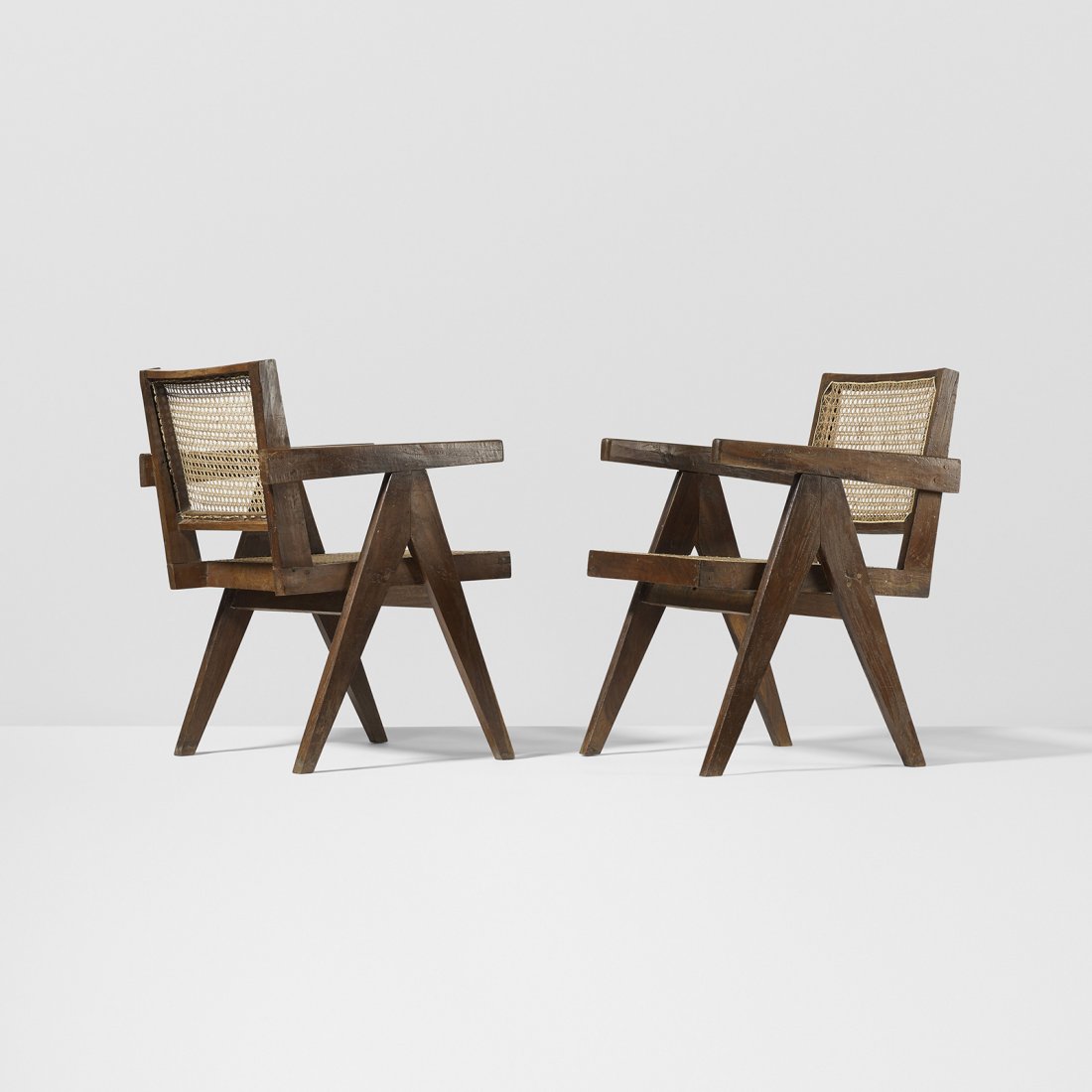 Jeanneret pair of armchairs (1 of 3)