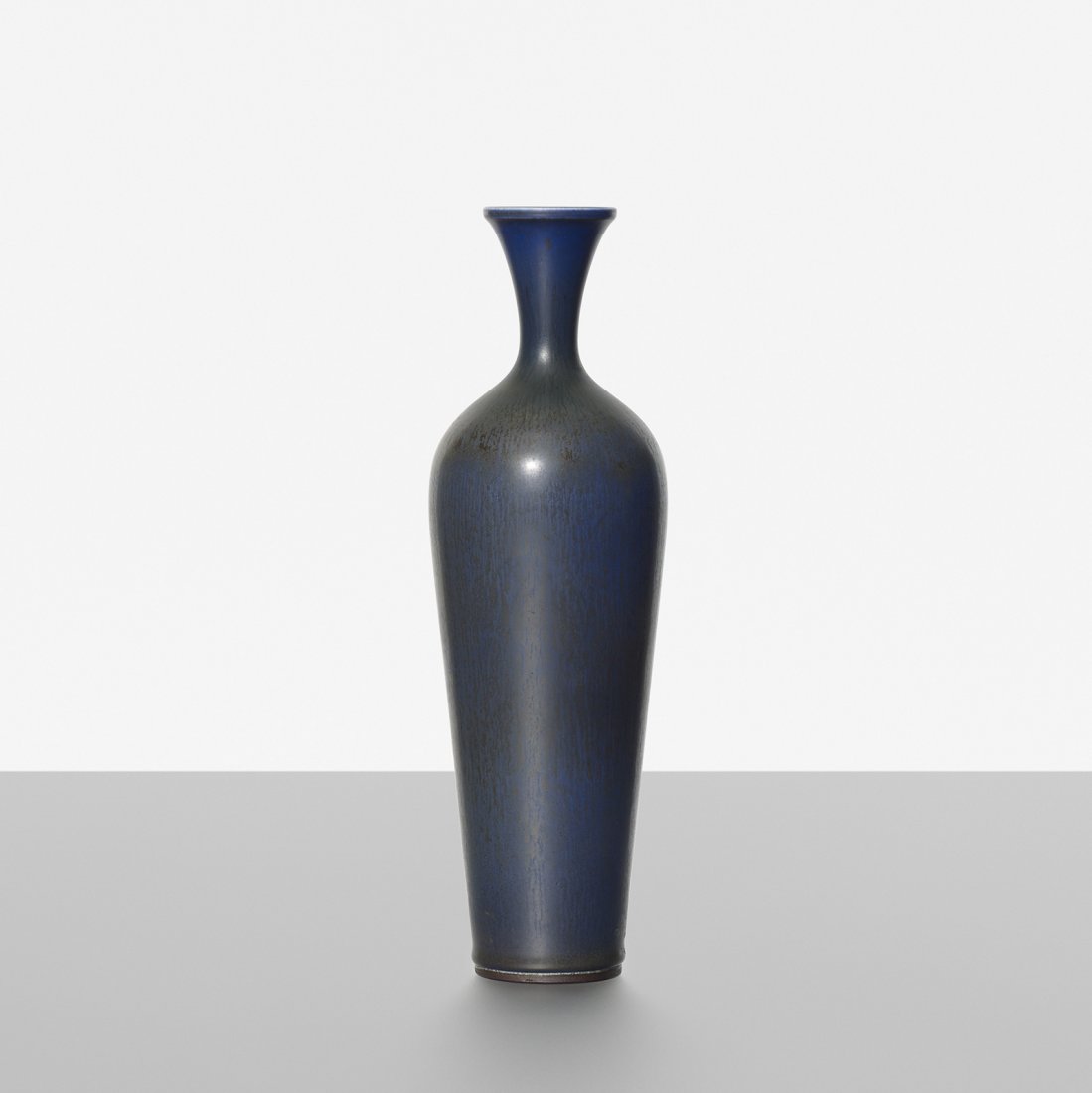Berndt Friberg vase: Berndt Friberg vase Gustavsberg Sweden, 1962 glazed stoneware 3.5 dia x 10.5 h inches Incised signature with studio mark to underside: [Friberg d].