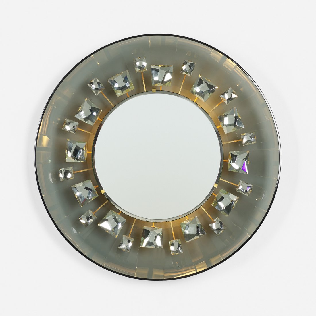 Max Ingrand rare illuminated mirror, model 2044 (1 of 2)