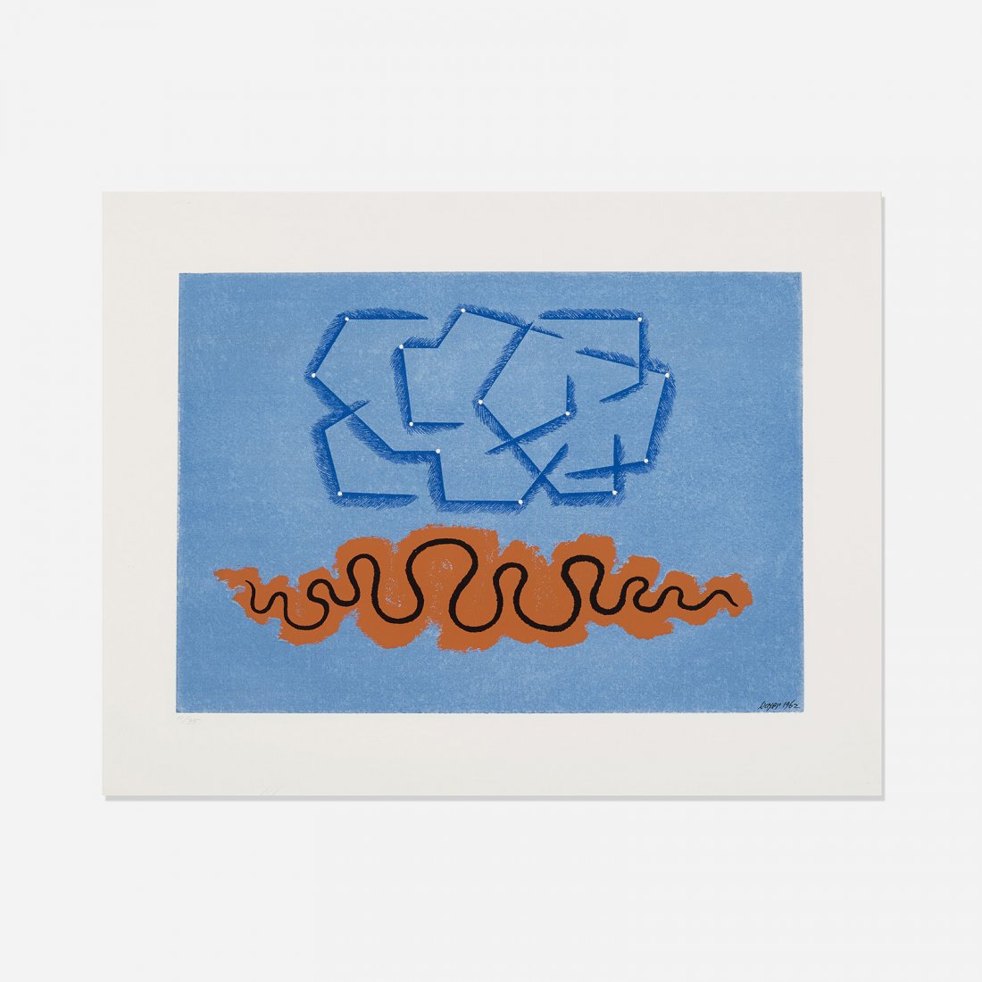 Herbert Bayer Celestial River: Herbert Bayer Celestial River Austria, 1962 screenprint on paper 20 h x 26 w inches Signed, dated and numbered to lower edge 'Bayer 1962 11/35'. This work is number 11 from the edition of 35. Literatu