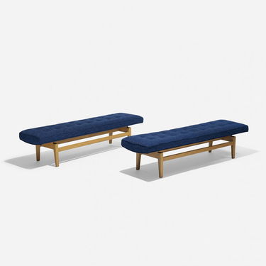 Jens Risom Benches Model T621 Pair Feb 11 2016 Wright In Il