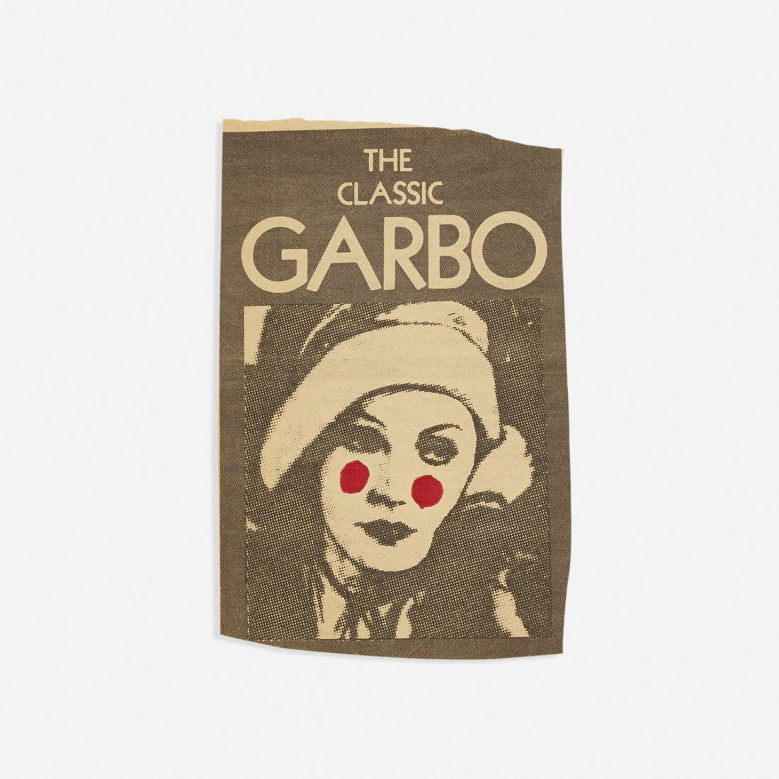 Ray Johnson Untitled (The Classic Garbo): Ray Johnson Untitled (The Classic Garbo) USA, c. 1972 ink on printed paper 2.58 h x 3.5 w inches Stamped signature to envelope 'Ray Johnson'. Stamped signature and inscription to collage 'Collage by R
