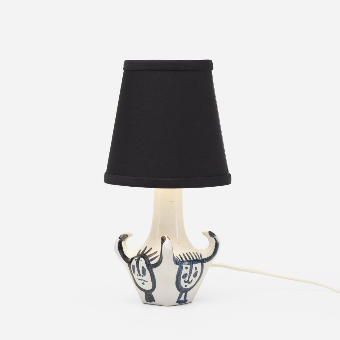 Roger Capron, table lamp: Roger Capron table lamp VallariusFrance, c. 1955glazed stoneware6.25 dia x 12.5 h in (16 x 32 cm) Glazed signature to underside: [Capron Vallauris].