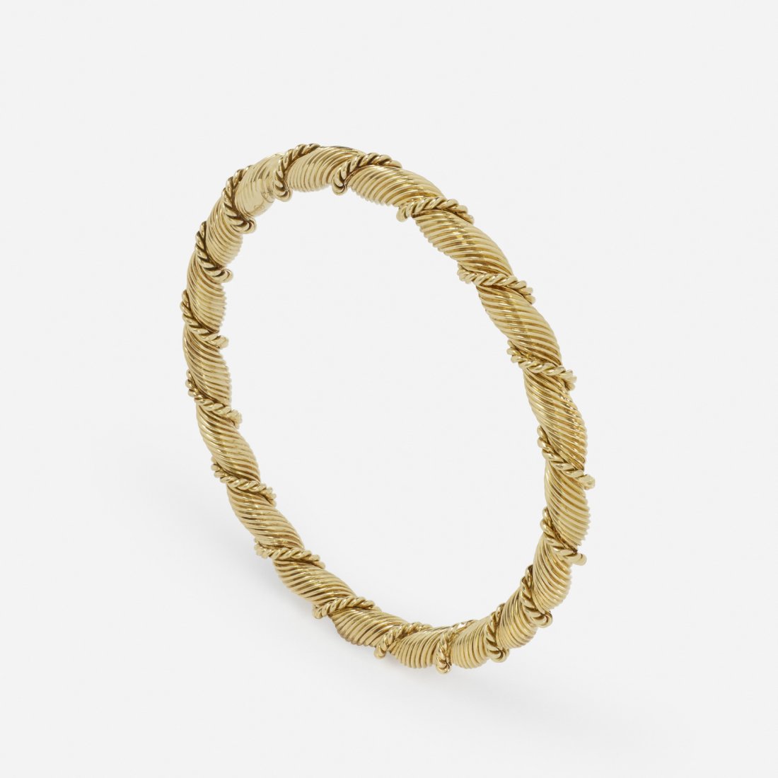 Van Cleef & Arpels, A gold Paris bangle (1 of 2)