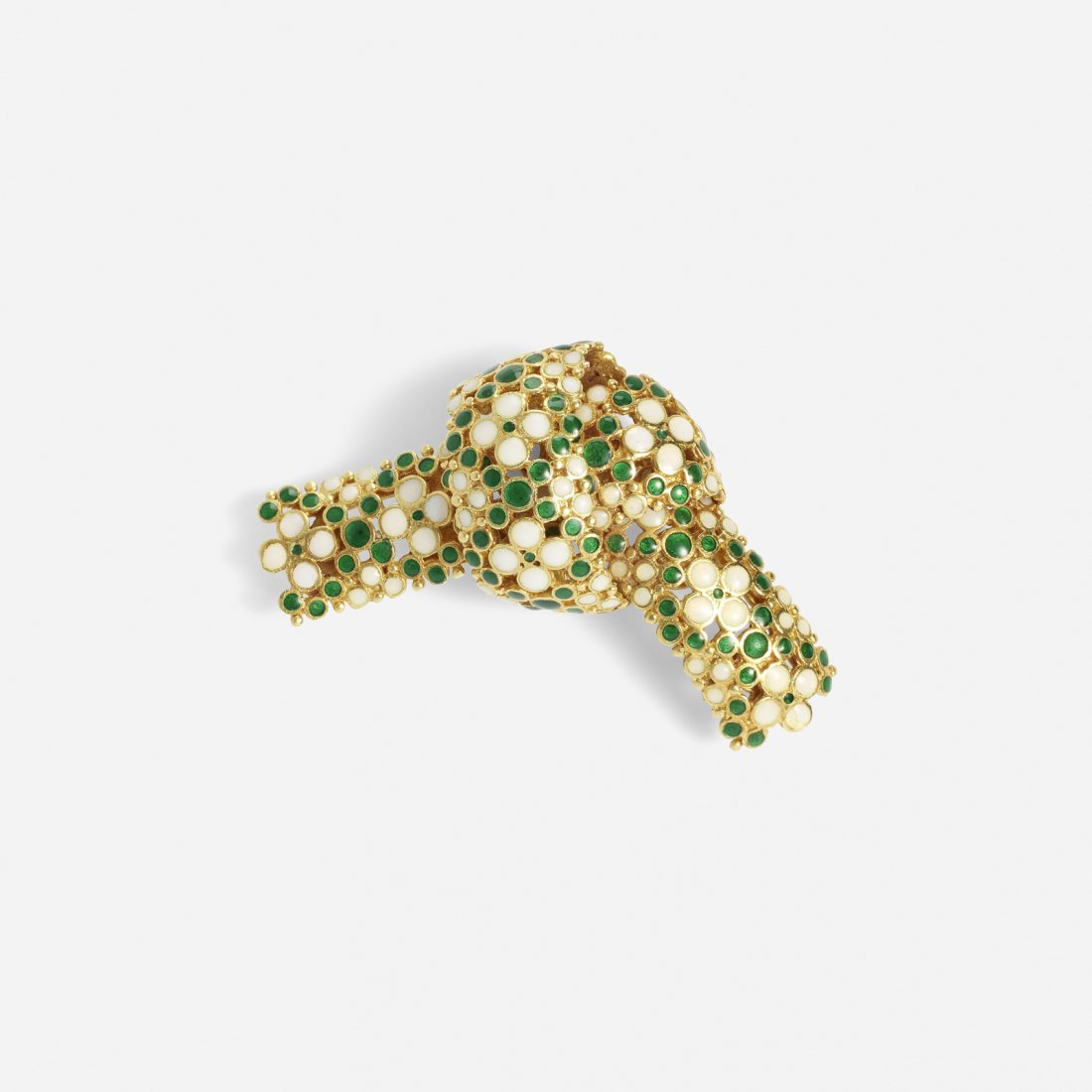 Tiffany & Co., A gold and enamel brooch (1 of 1)