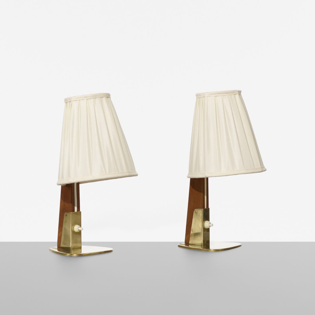 Hans Bergstrom, rare table lamps, pair (1 of 2)