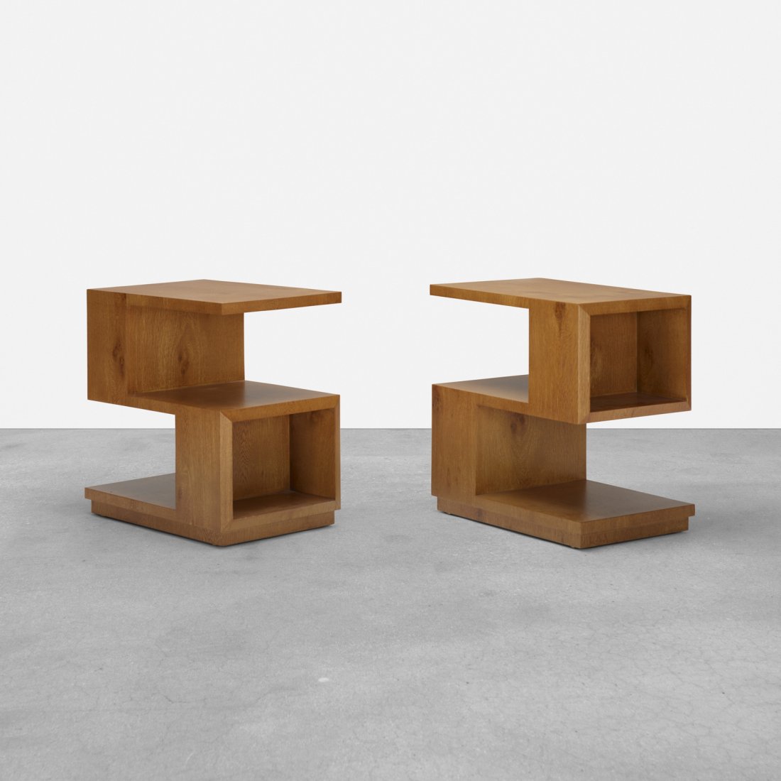 Samuel Marx, pair of occasional tables (1 of 3)