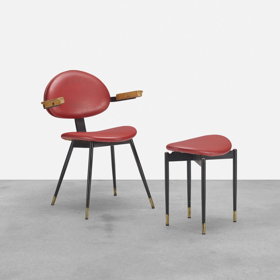 Carlo Mollino, chair & ottoman (1 of 1)