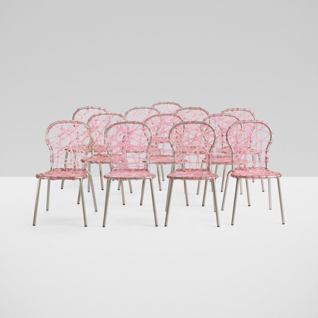 Fernando & Humberto Campana, set of 12 Zig Zag chairs (1 of 4)