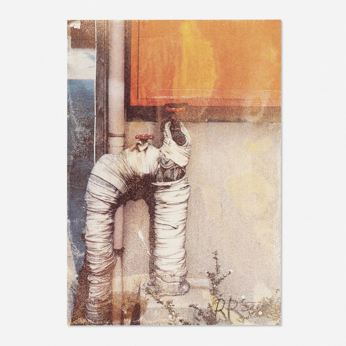 Robert Rauschenberg, Tap: Robert Rauschenberg Tap 2004color screenprint on paper7.75 h x 5.5 w in (20 x 14 cm) Sheet measures: 8.25 h x 6.25 w inches. Signed to lower edge 'RR' and numbered and dated to verso '14/180 20