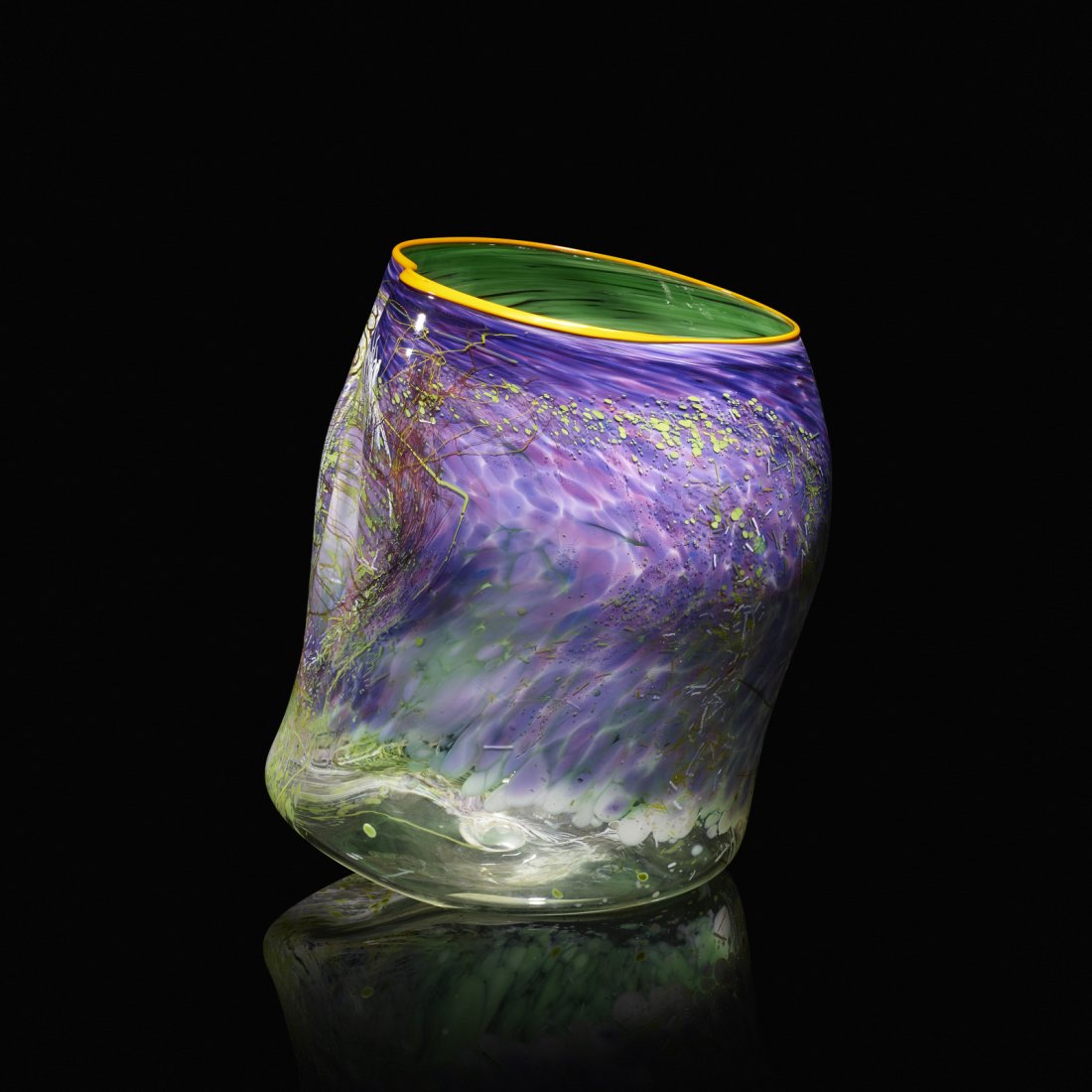 Chihuly, Purple Lake Soft Cylinder, Terre Verte Drawing (1 of 3)