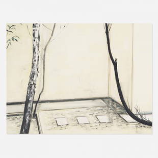 Adam Adach, Roots: Adam Adach Roots 2005acrylic on board31.5 h x 41.5 w in (80 x 105 cm) Signed, titled and dated to verso 'Adam Adach Roots Paris 2005'. Provenance: D'Amelio Terras Galler