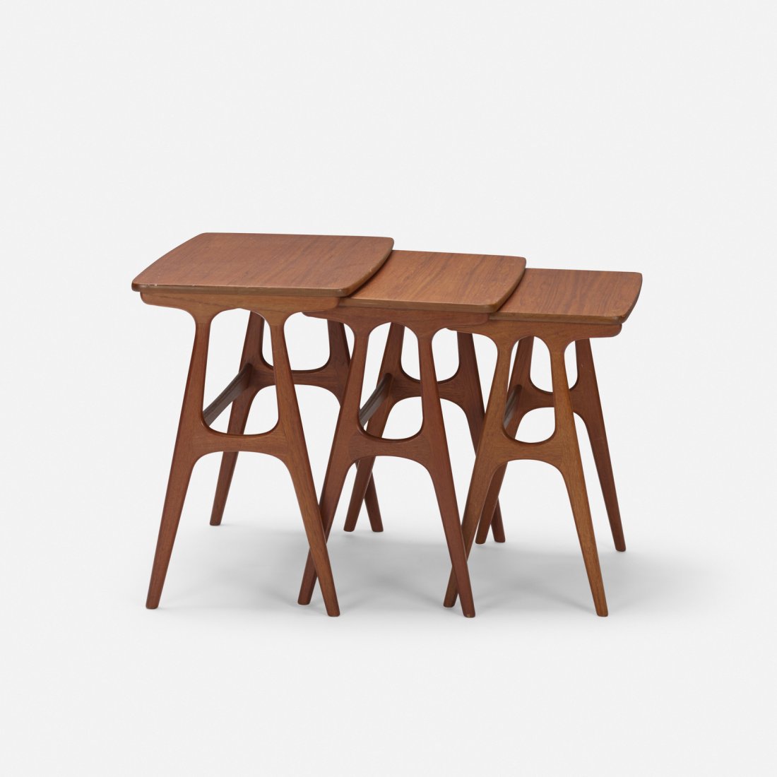 Erling Torvits, nesting tables, set of three (1 of 2)