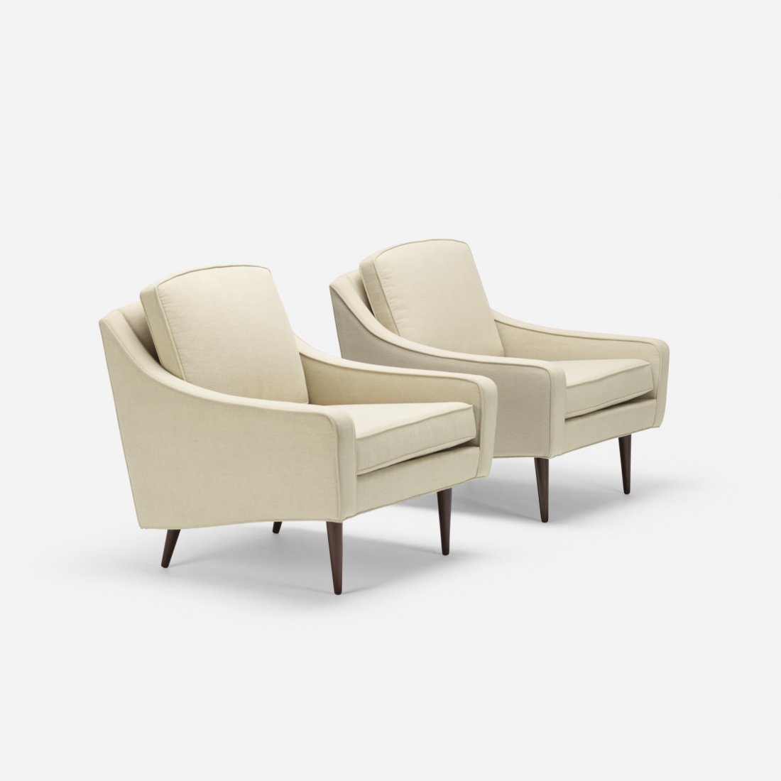 Milo Baughman, lounge chairs, pair (1 of 4)