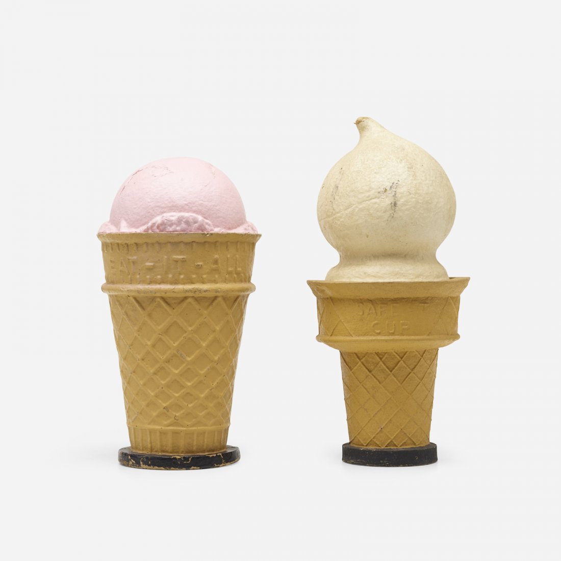 American, monumental ice cream cone displays, set of 2 (1 of 2)