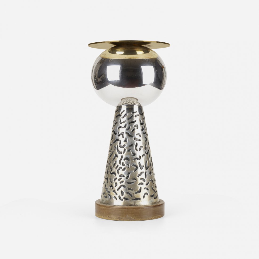 Ettore Sottsass, German Silver vase (1 of 1)