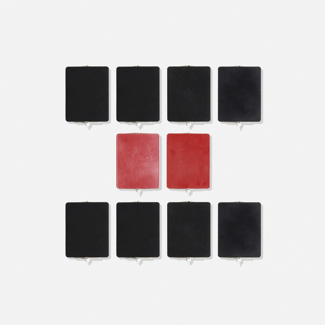 Charlotte Perriand, wall lights, set of ten (1 of 1)