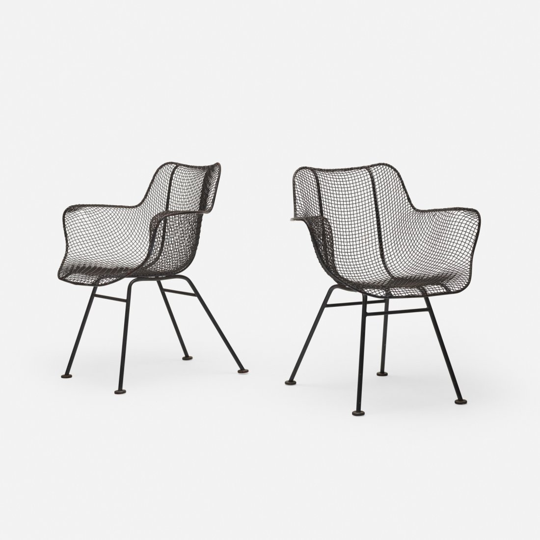 Russell Woodard, Sculptura armchairs, pair (1 of 2)