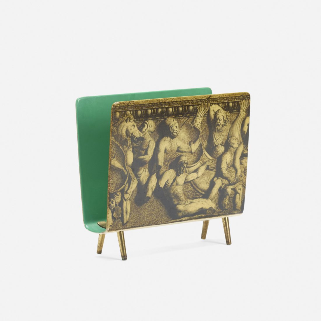 Piero Fornasetti, Bassorilievo magazine rack (1 of 3)