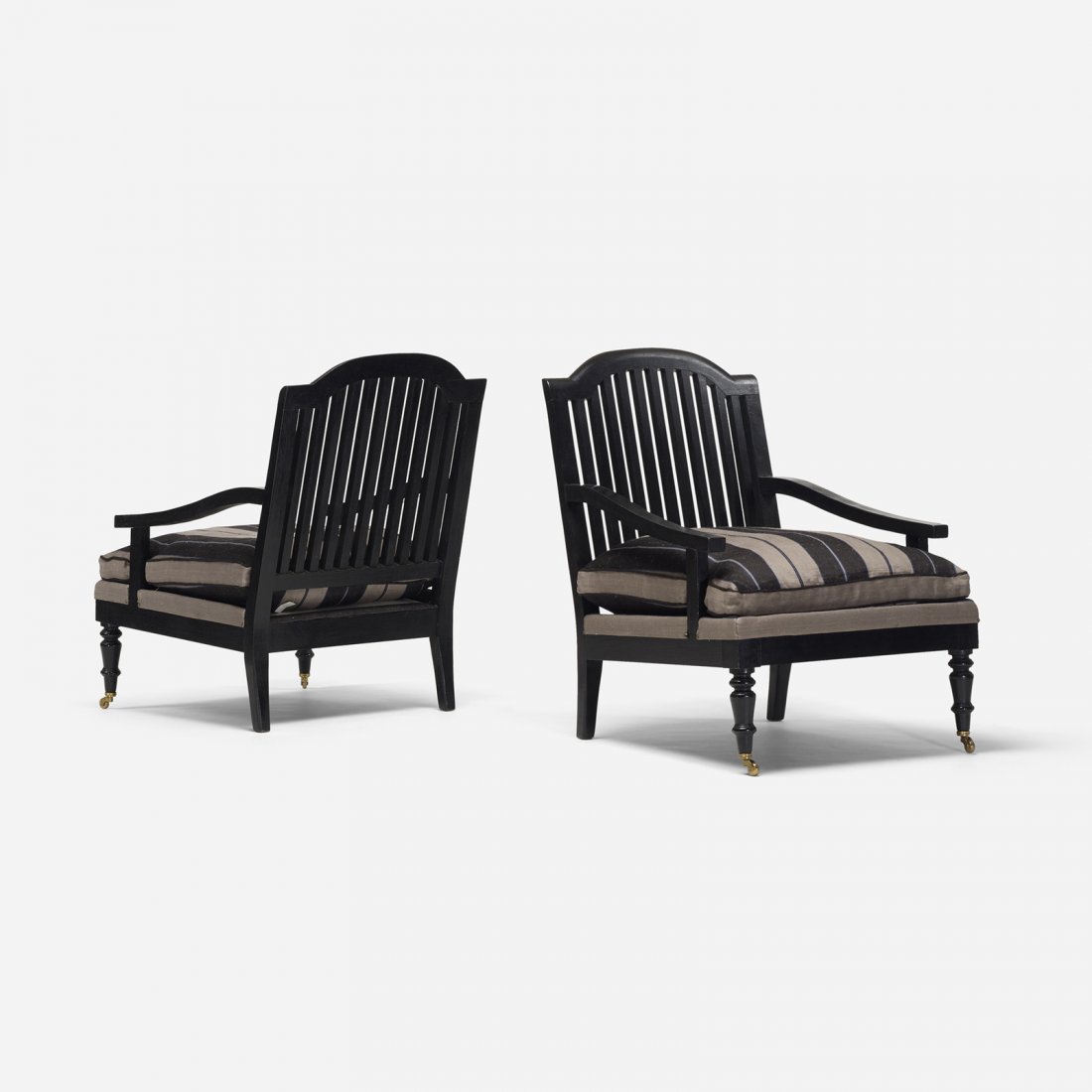 American, lounge chairs, pair (1 of 3)