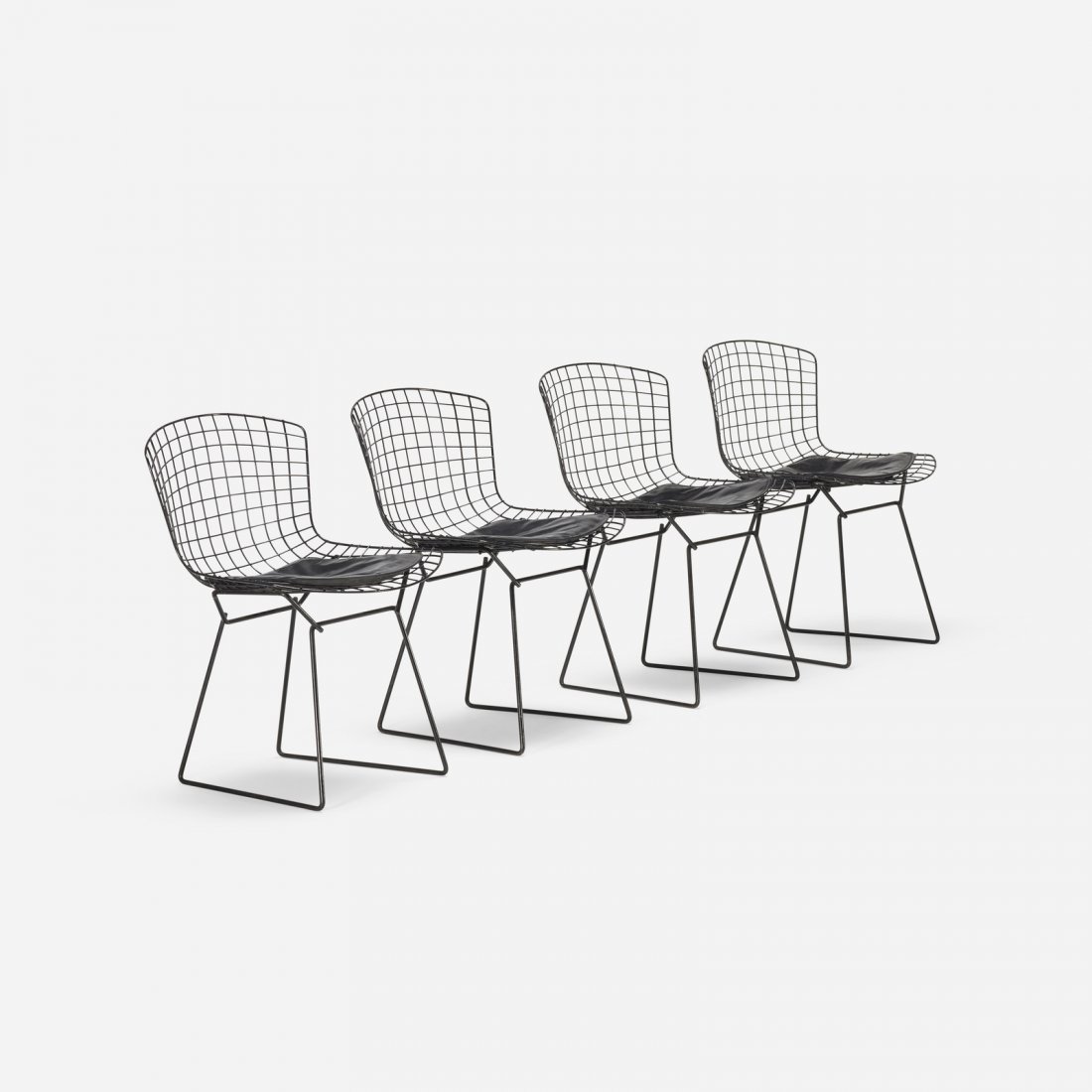Harry Bertoia, dining chairs, set of four (1 of 3)
