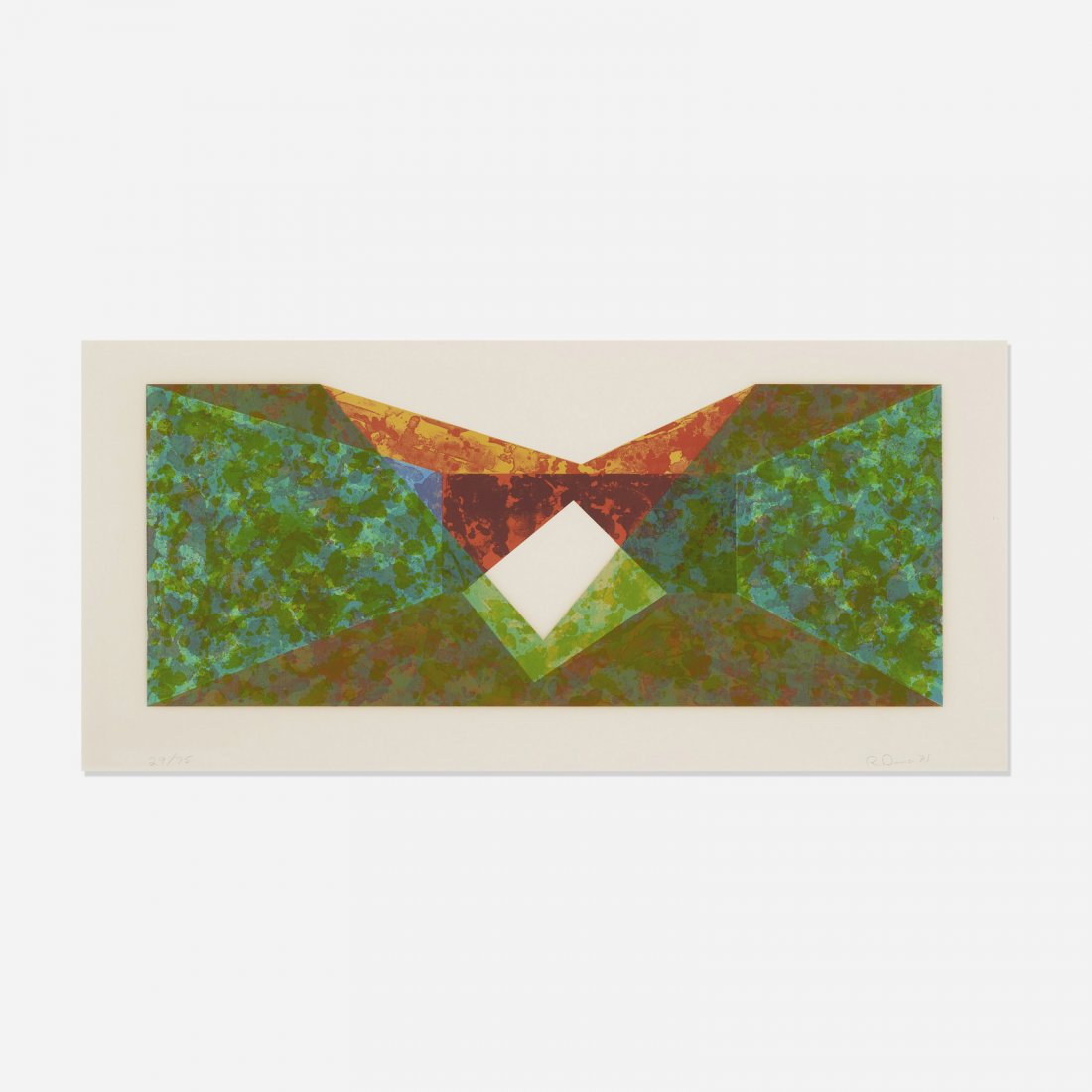 Ronald Davis, Triangle Slice (1 of 2)