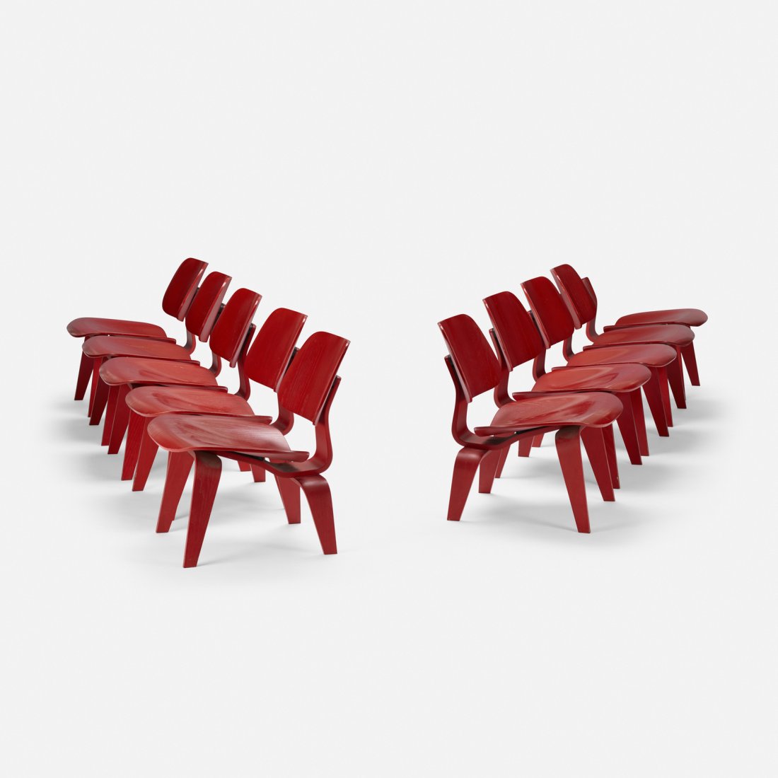 Charles and Ray Eames, LCWs, set of ten (1 of 3)