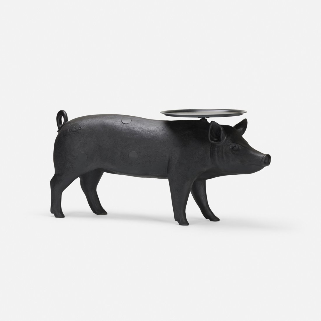 Front, Pig table: Front (Sofia Lagerkvist, Charlotte von der Lancken and Anna Lindgren) Pig table MoooiSweden / Netherlands, 2006molded plastic23.75 w x 64 d x 31 h in (60 x 163 x 79 cm) Signed with cast
