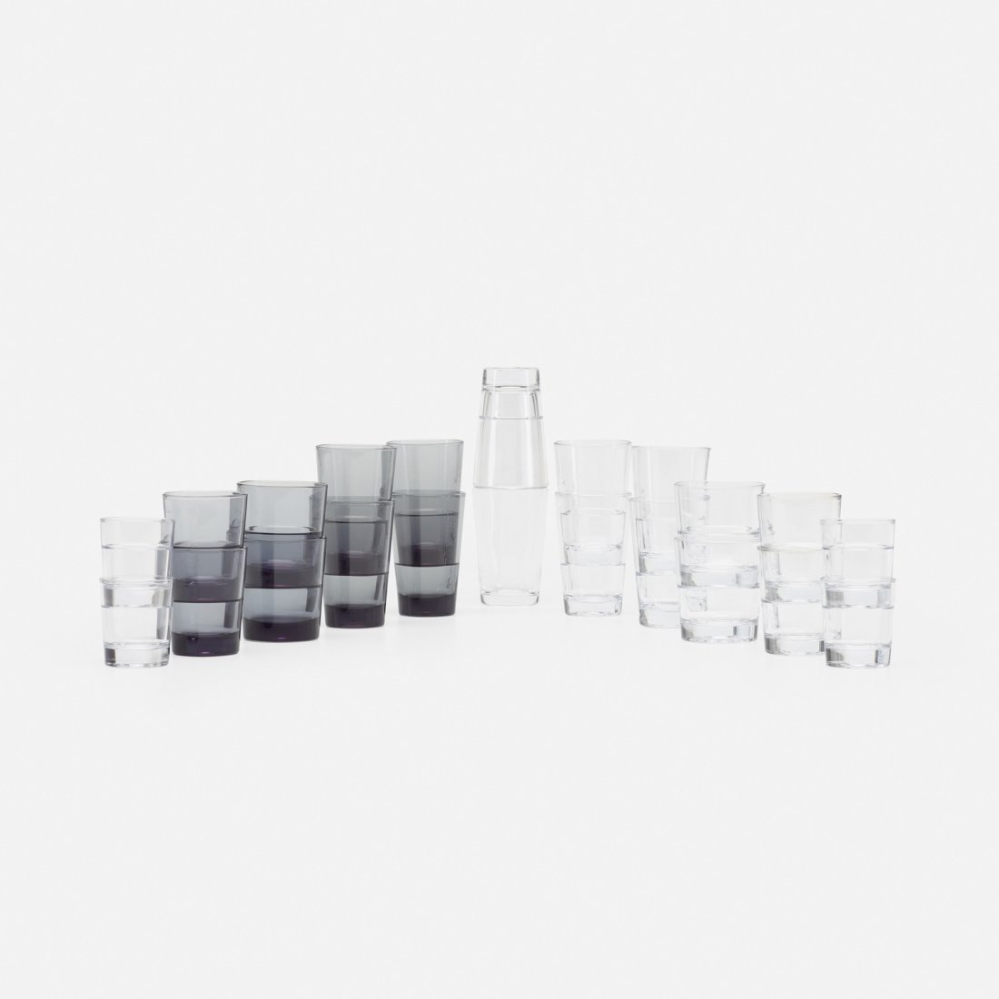 Grcic, collection of 20 glasses and cocktail shaker (1 of 2)