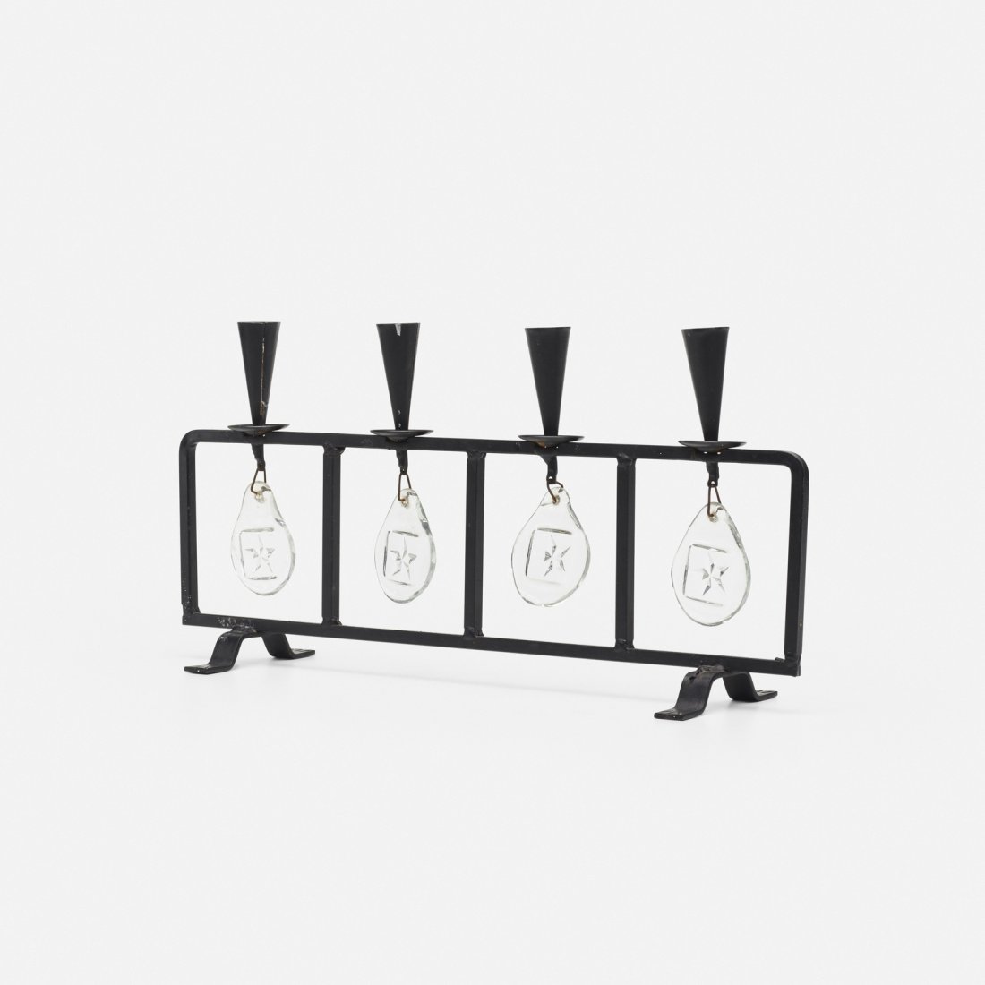 In the manner of Erik Hoglund, candelabrum (1 of 2)