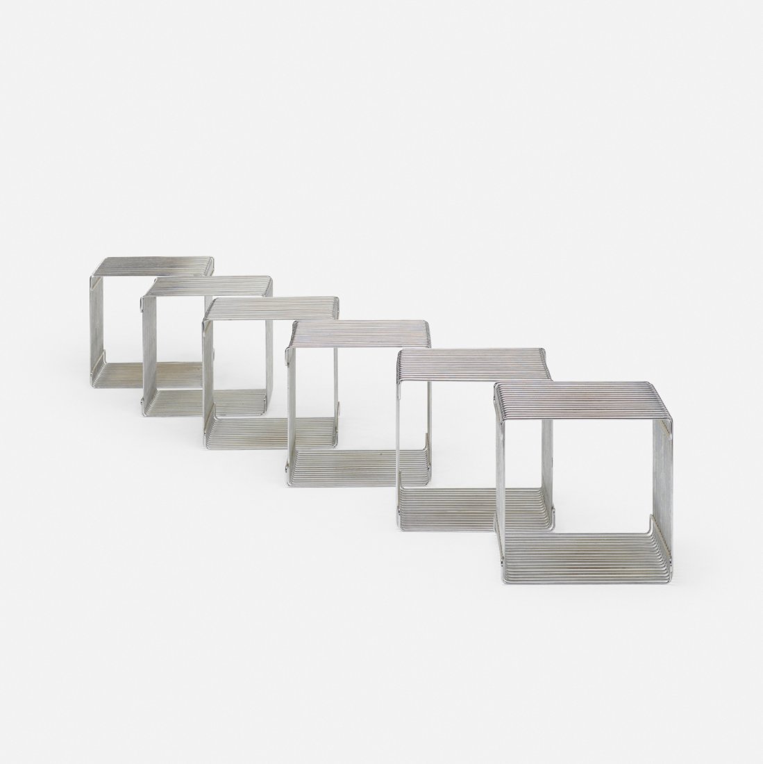 In the Manner of Verner Panton, stools, set of six (1 of 4)
