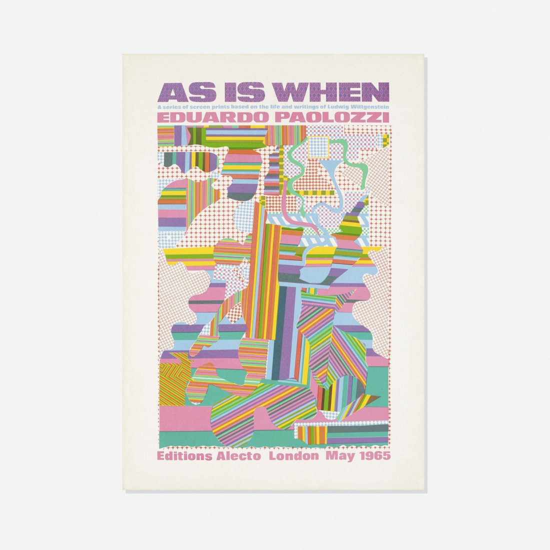 Eduardo Paolozzi, As Is When poster (1 of 1)